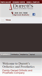 Mobile Screenshot of durrettsoandp.com
